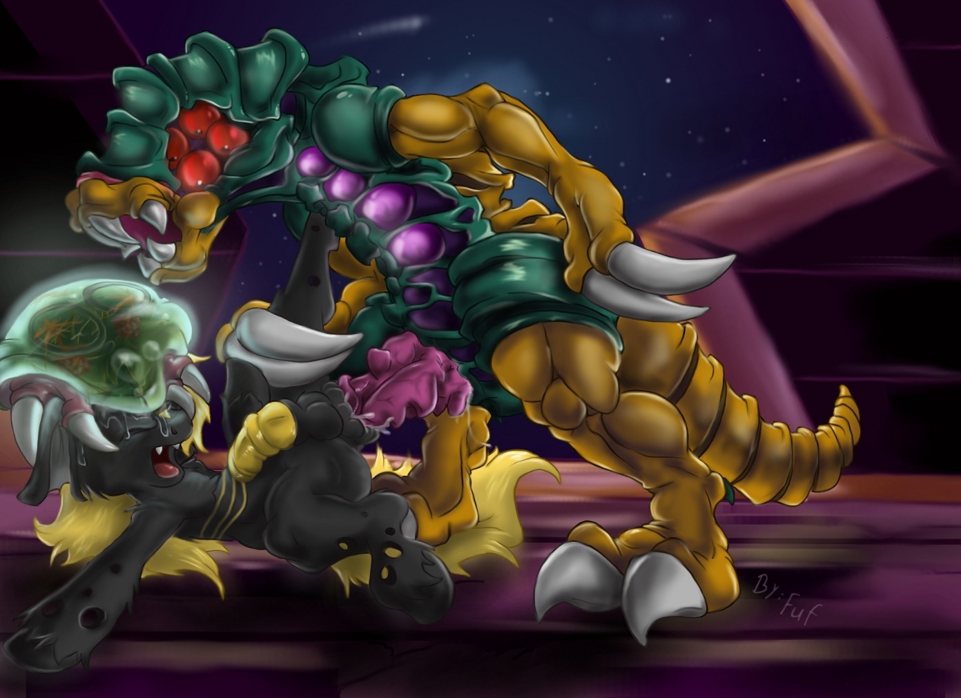 2_fingers 2_toes alien anal anal_penetration anus arthropod balls big_feet black_body black_fur black_nose blonde_hair bodily_fluids body_horror butt caligan_soulice_(caligan_soulice) changeling_(mlp) claws crossover cum cum_in_ass cum_inside cum_on_anus cum_on_penis dominant duo e621 erection eyes_closed fan_character feet feral feral_on_feral feral_penetrated feral_penetrating feral_penetrating_feral fingers forced friendship_is_magic from_front_position fuf fur genital_fluids genitals glistening hair hasbro hooves larger_dom larger_male long_hair lying male male/male male_penetrated male_penetrating male_penetrating_male metroid monster my_little_pony nintendo omega_metroid on_back on_ground open_mouth orgasm penetration penile penile_penetration penis penis_in_ass pink_penis raised_leg rape sex shadow sharp_teeth shooting_star size_difference smaller_male smaller_penetrated space spread_legs spreading star teeth toes tongue what yellow_penis