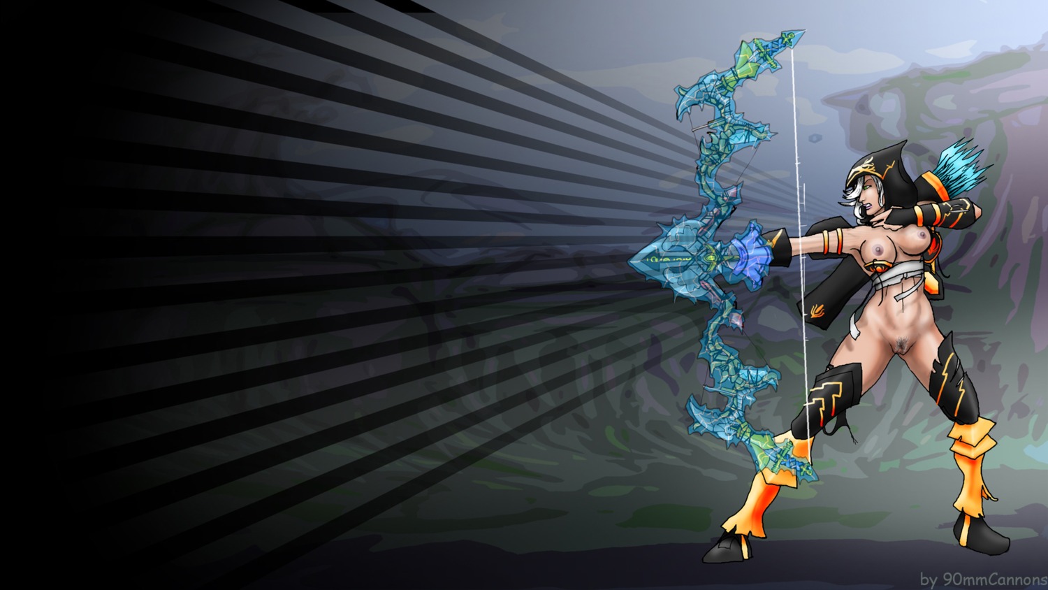 ashe_(league_of_legends) female league_of_legends rule34 tagme x90mmcannons