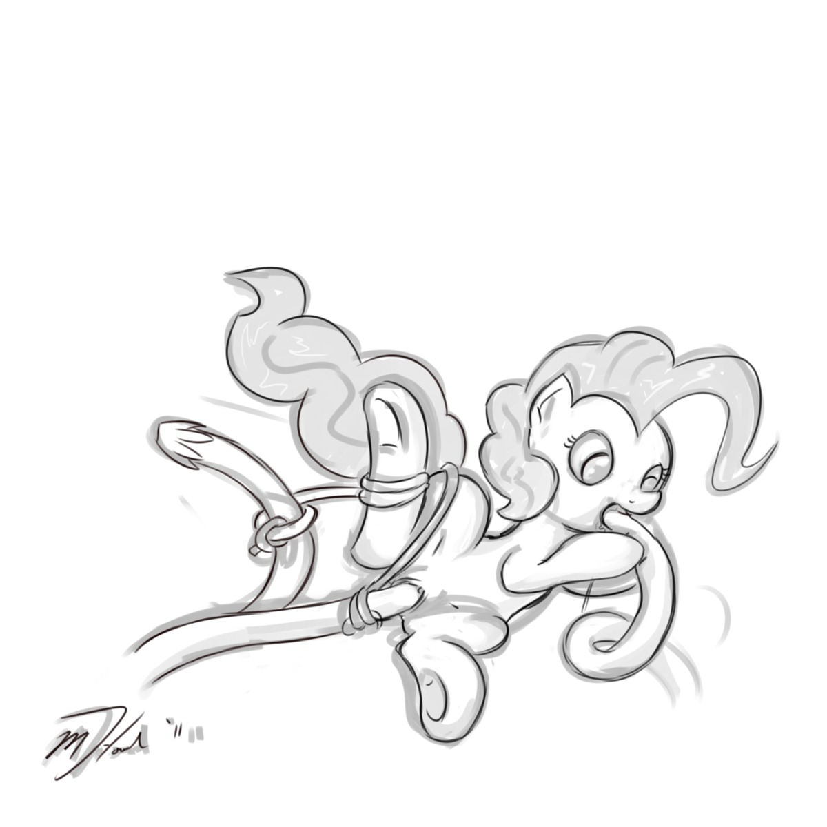 earth_pony equine female feral friendship_is_magic horse monkshood my_little_pony pinkie_pie_(mlp) pony rule34 smooth_skin tagme tentacle