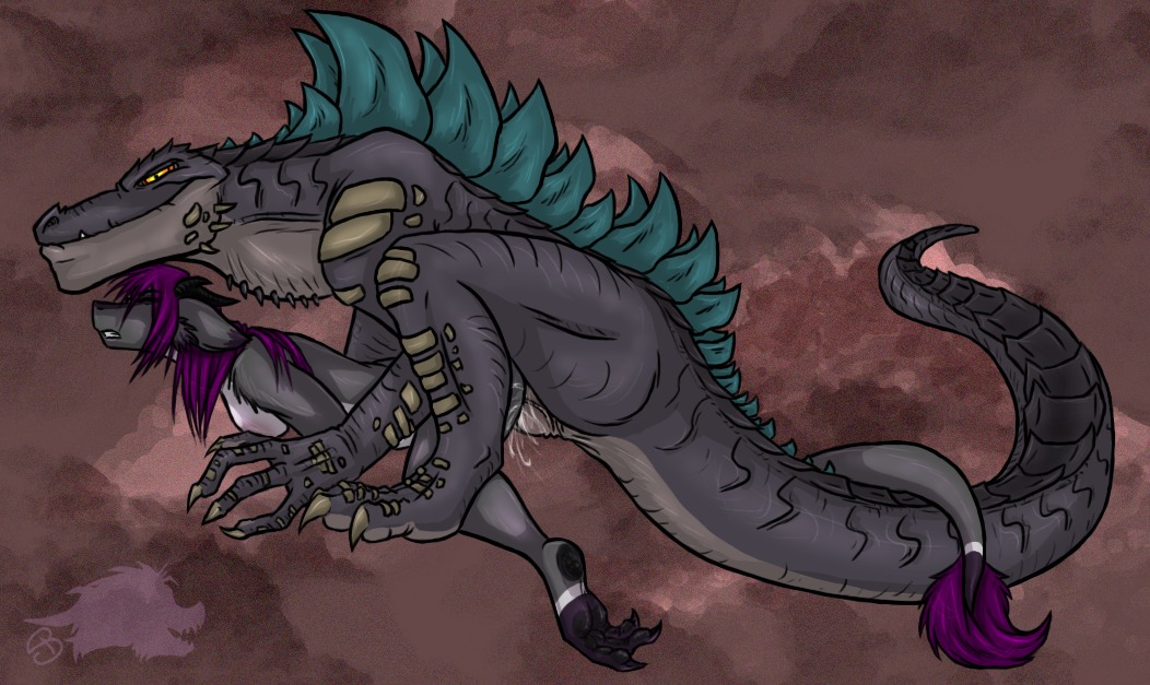canine deezmo female godzilla_(series) interspecies reptile rule34 sex tagme zilla