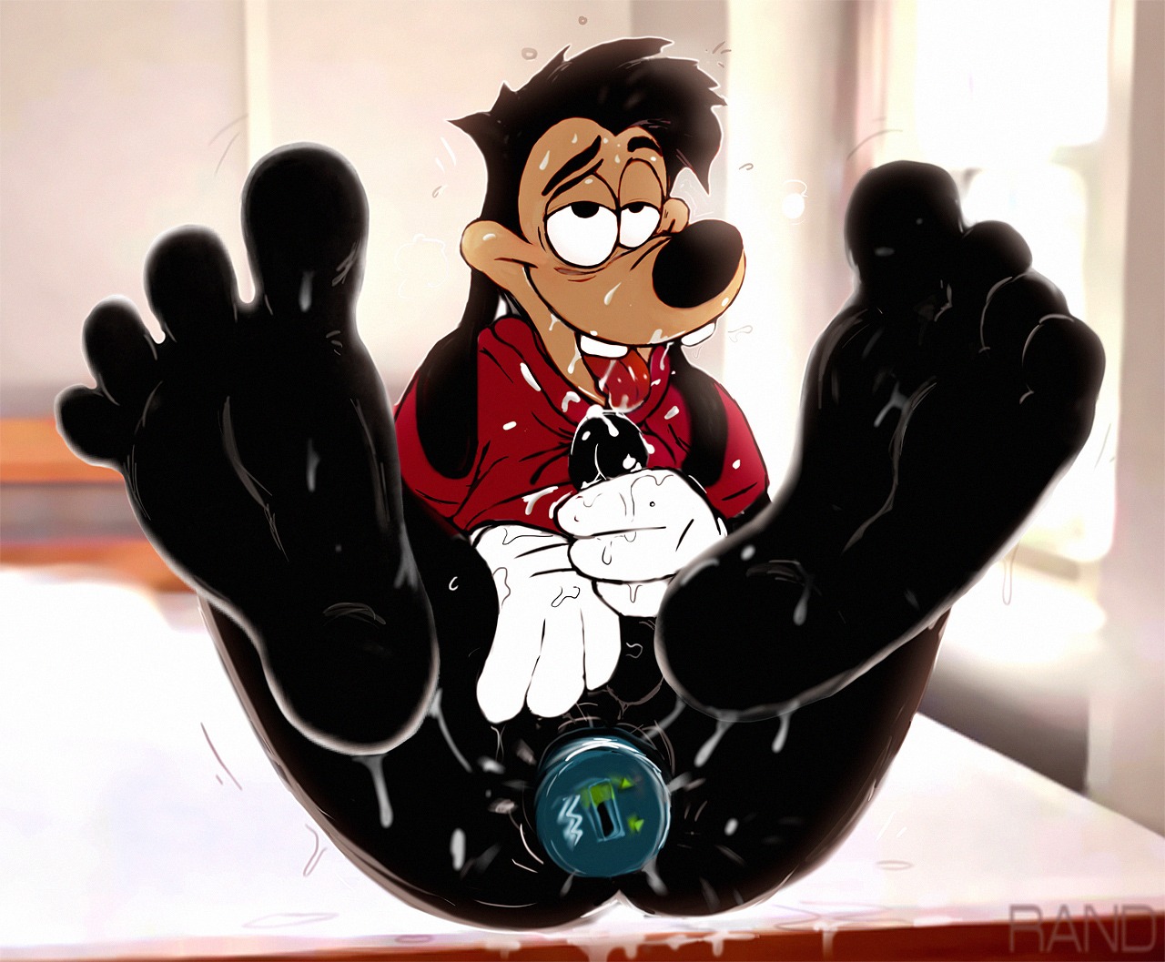 anal anal_masturbation anal_penetration anthro balls bodily_fluids canid canine canis cum cum_in_mouth cum_in_own_mouth cum_in_self cum_inside cum_on_face cum_on_own_face cum_on_own_tongue cum_on_self cum_on_tongue cum_while_penetrated disney domestic_dog e621 erection feet foot_focus genital_fluids genitals goof_troop hindpaw male mammal masturbation max_goof paws penetration penile penile_masturbation penis plantigrade rand sex_toy solo tongue toying_self vibrator