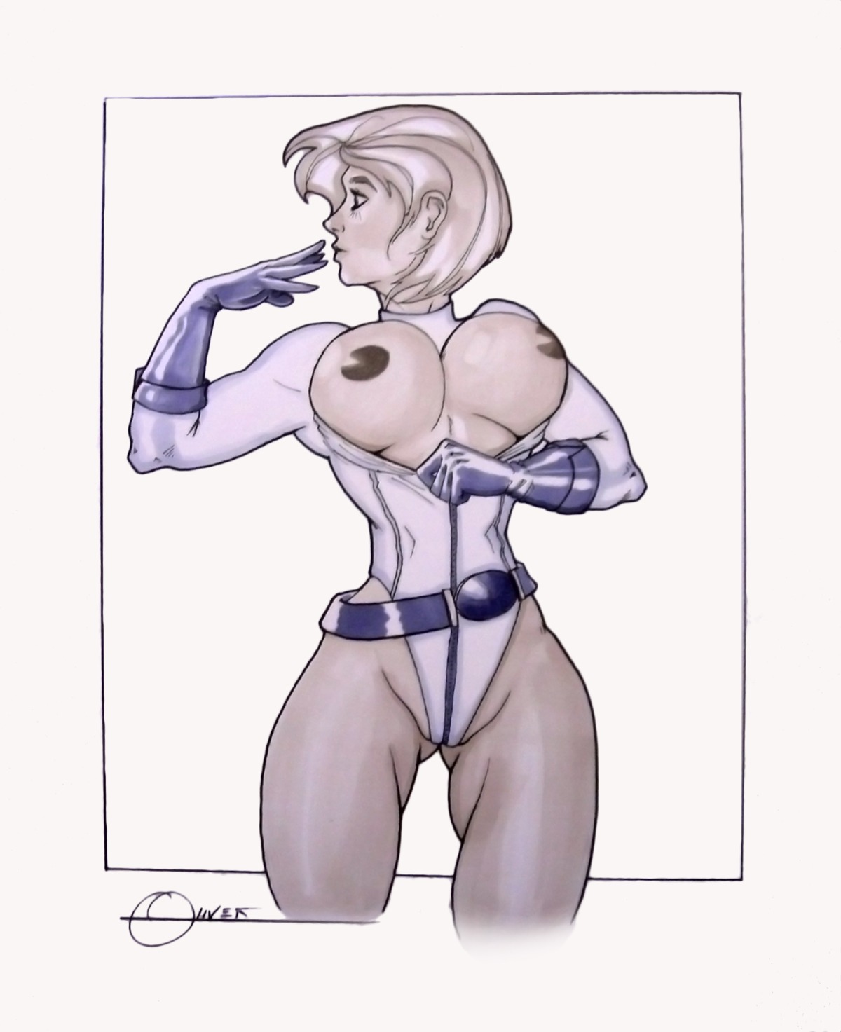 breasts_too_big dc dc_comics female inconvenient_breasts kara_zor-l karen_starr landowner power_girl putting_supersuit_on rule34 signature struggling_to_fit suiting_up superman_(series) tagme text too_small_clothes