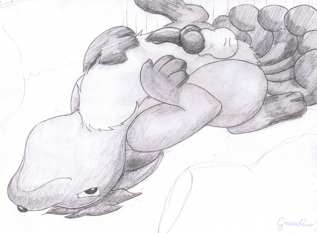 animal_genitalia animal_penis balls canid canine canine_genitalia canine_penis e621 erection feral generation_1_pokemon genitals graedius_(artist) knot lying male mammal monochrome multi_tail nintendo nude on_back penis pokemon pokemon_(species) pose solo tail traditional_media_(artwork) vulpix