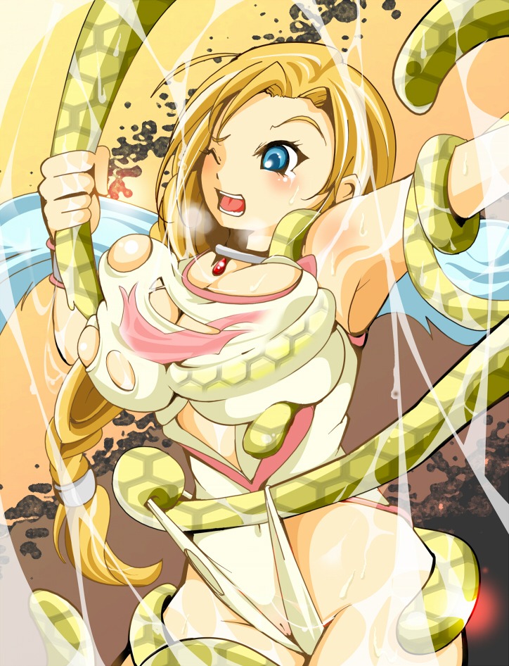 bianca_whitaker breasts clothing dragon_quest dragon_quest_v female large_breasts monster nappurumiru rule34 tagme tentacle