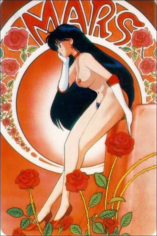 90s artist_request bishoujo_senshi_sailor_moon black_hair breasts color edit female female_only flower gloves hair human long_hair nipples nude nude_filter official_art pubic_hair rei_hino rose rule34 sailor_mars side_view small_breasts solo tagme