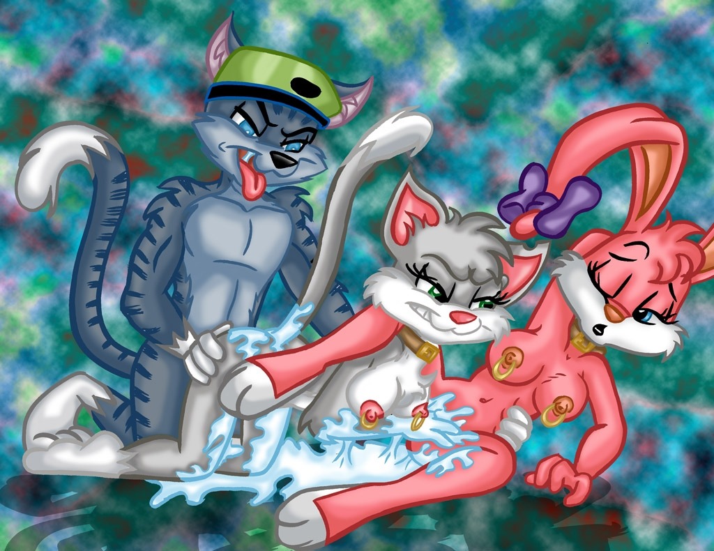 animaniacs anthro babs_bunny cat crossover draegwolf feline female fur furry male mammal rabbit rita_(animaniacs) rita_and_runt rule34 straight tiny_toon_adventures uncensored