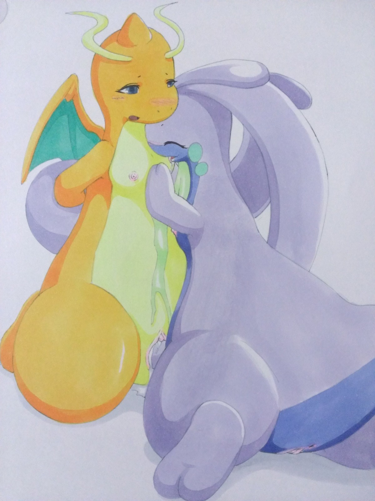 025aki 3:4 absurd_res anthro anus breast_lick breast_play breasts clitoris dragon dragonite duo e621 female female/female generation_1_pokemon generation_6_pokemon genitals goodra hi_res licking membrane_(anatomy) membranous_wings mythological_creature mythological_scalie mythology nintendo nipples non-mammal_breasts non-mammal_nipples orange_body orange_skin penetration pokemon pokemon_(species) scalie tongue tongue_out vaginal vaginal_penetration vulva wings