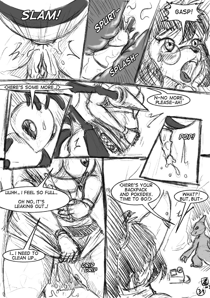 anal anthro anthrofied arthropod beedrill bestiality black_and_white bodily_fluids breasts canid canine canis charmeleon comic cum cum_in_ass cum_inflation cum_inside dialogue e621 english_text erection excessive_cum excessive_genital_fluids eyewear female feral generation_1_pokemon genital_fluids genitals glasses group hair hybrid hymenopteran inflation insect internal interspecies male mammal monochrome nintendo nipples penis pokemon pokemon_(species) pokemorph ponytail rodent s'zira s-nina scalie sciurid text tongue tree_squirrel vulva wolf