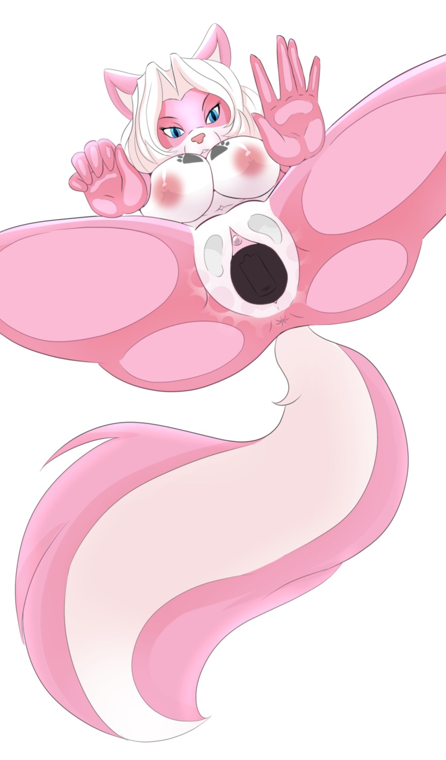absurd_res against_surface anthro areola ayana_pink biped bodily_fluids breasts dildo dildo_in_vagina dildo_insertion dildo_sitting e621 felid female genital_fluids genitals hi_res iabelle looking_at_viewer looking_down mammal mephitid nipples nude on_glass penetration restricted_palette sex_toy sex_toy_in_vagina sex_toy_insertion simple_background sitting skunk solo spread_legs spreading vaginal vaginal_fluids vaginal_penetration vulva white_background