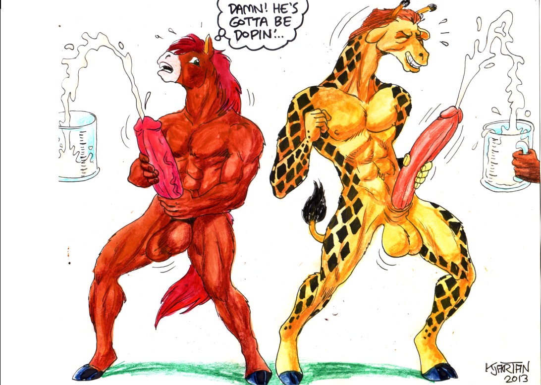2013 abs animal_genitalia animal_penis anthro balls biceps big_penis bodily_fluids brown_balls brown_body brown_fur competition cum cum_amount_difference cum_comparison cum_in_a_cup cum_in_container cumshot duo e621 ejaculation english_text equid equine equine_genitalia equine_penis erection excessive_cum excessive_genital_fluids excited eyes_closed fur genital_fluids genitals giraffe giraffid group_masturbation hair hooves horn horse huge_penis humanoid_genitalia humanoid_penis hyper hyper_genitalia hyper_penis karno long_penis male mammal markings masturbation muscular muscular_male nipples nude orange_hair orgasm ossicone pecs penile penile_masturbation penis red_hair sexual_competition simple_background smile spots spotted_body spotted_fur standing sweat tail text two-handed_masturbation valmir vein white_background yellow_balls yellow_body yellow_fur