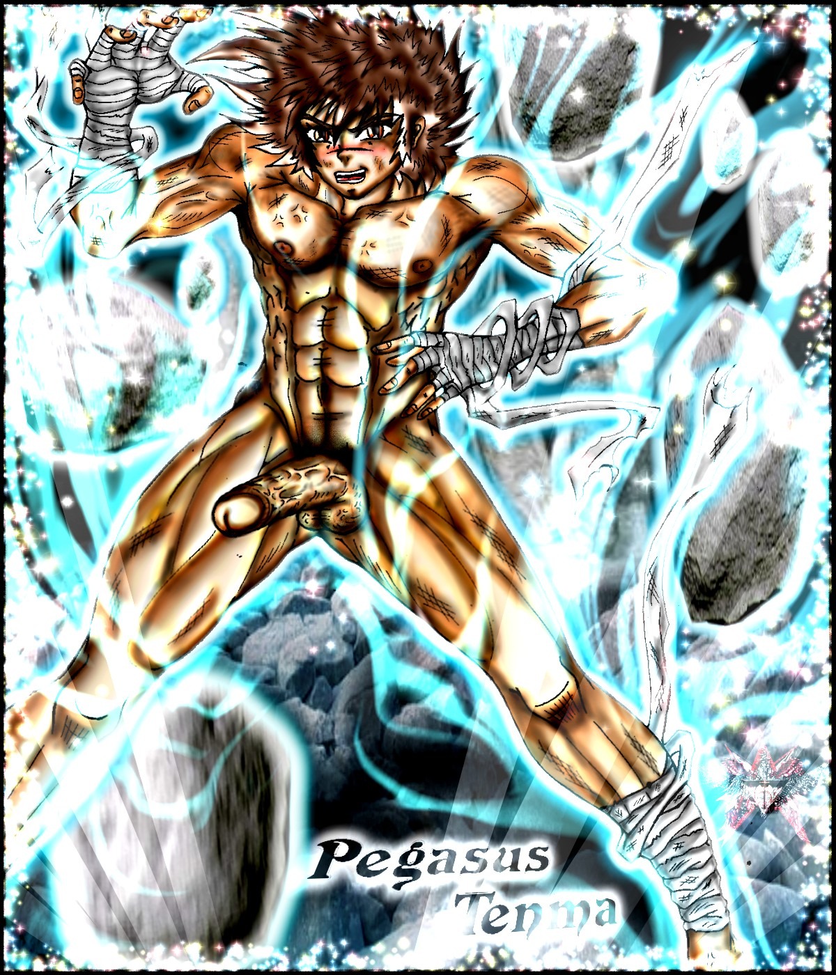 lucifer_seraphim male male_only pegasus_tenma rule34 saint_seiya tagme