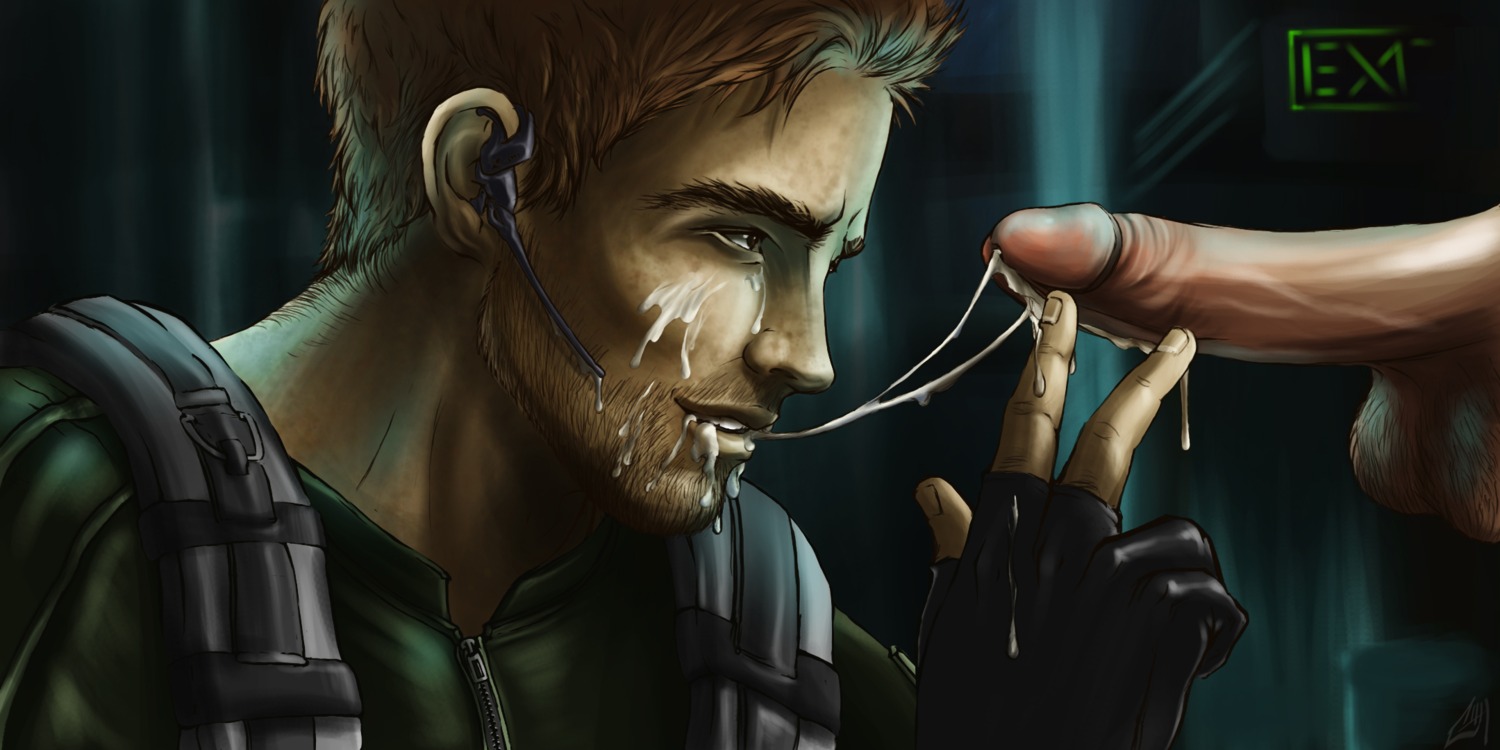 chris_redfield human male male_only multiple_males oral penis resident_evil resident_evil_5 rule34 tagme yaoi