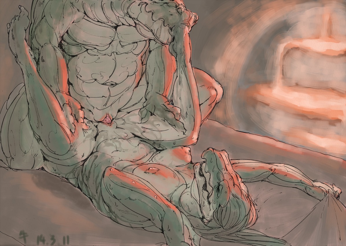 5_toes anthro anvil_position bed bedroom breasts crocodile crocodilian duo e621 eyes_closed feet female female_penetrated foot_fetish foot_in_mouth foot_play from_front_position furniture genitals gyu_hydrogen legs_up lying male male/female male_penetrating male_penetrating_female nipples non-mammal_breasts non-mammal_nipples nude on_back penetration penile penile_penetration penis penis_in_vagina reptile scalie sex spread_legs spreading toes vaginal vaginal_penetration vulva wet