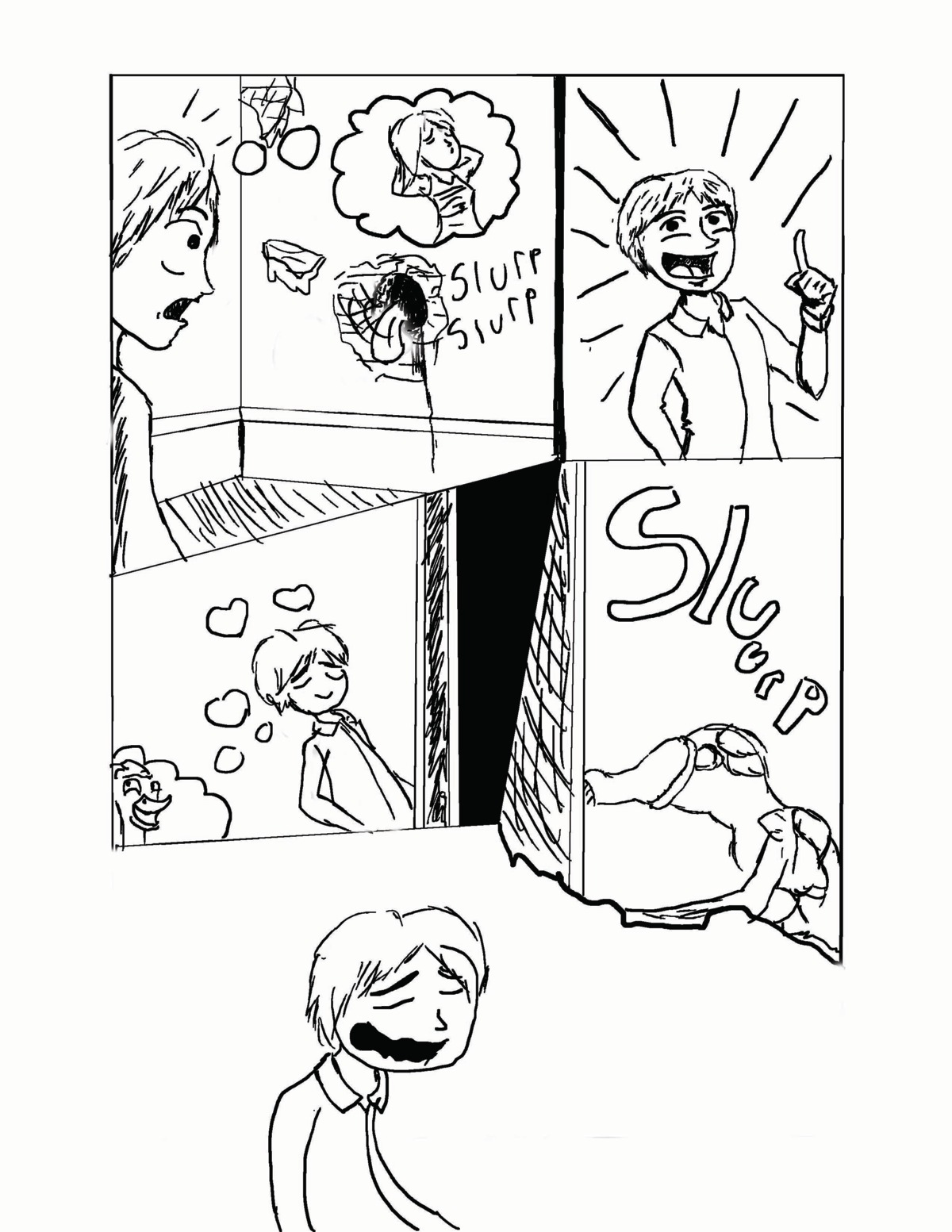 black_and_white eileen_galvin female henry_townshend human konami rule34 silent_hill silent_hill_3 silent_hill_4 slurper
