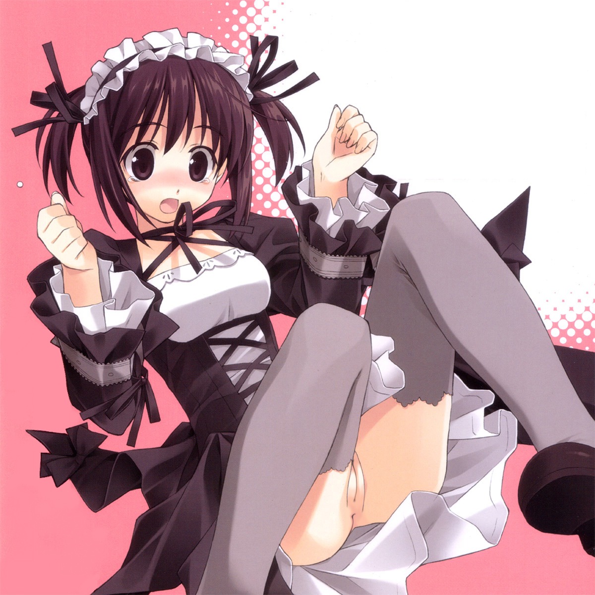 female gothic_lolita hairband nopan paipan rule34 tied_hair twintails