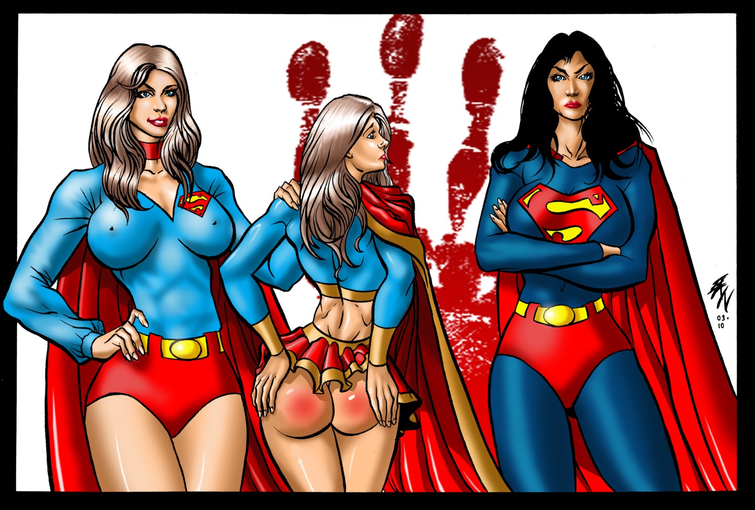 dc dc_comics female rule34 rule_63 supergirl superman_(series) superwoman tagme