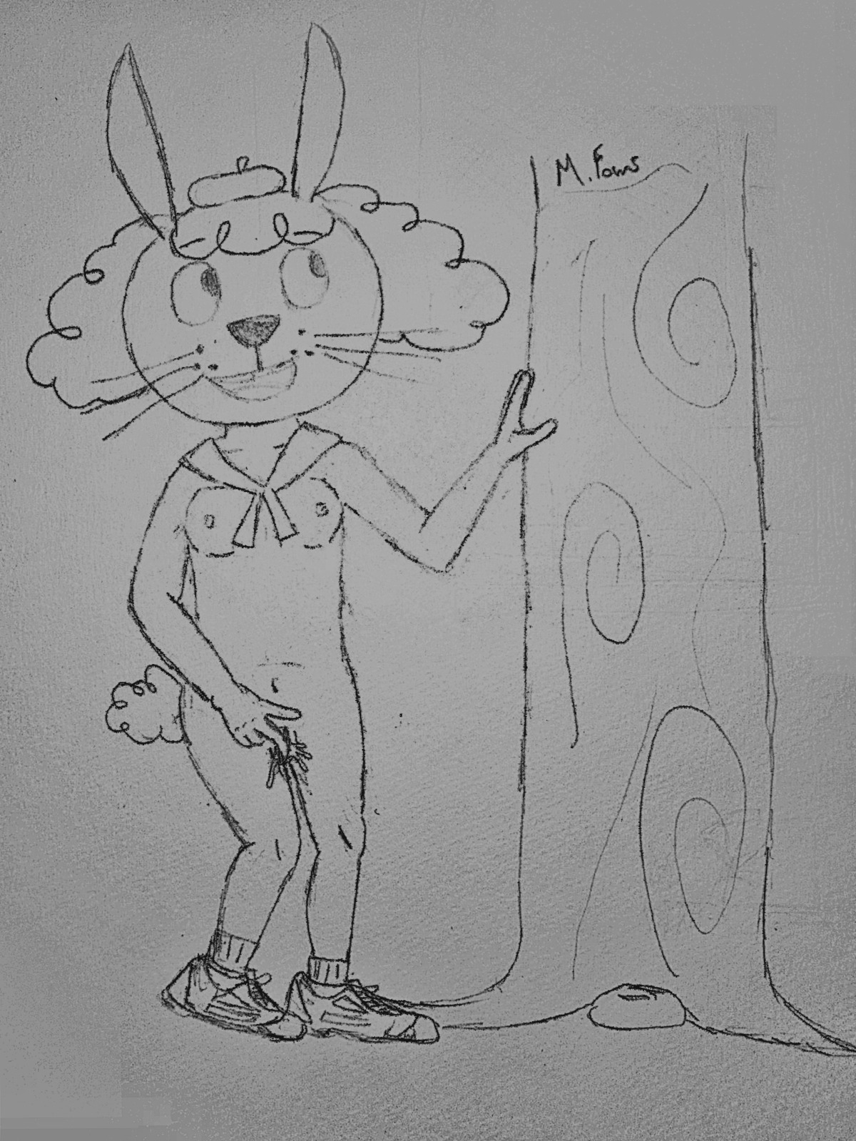 amber anthro camp_lazlo cartoon_network female fingering footwear furry hat rabbit rule34 shoes tagme tree young