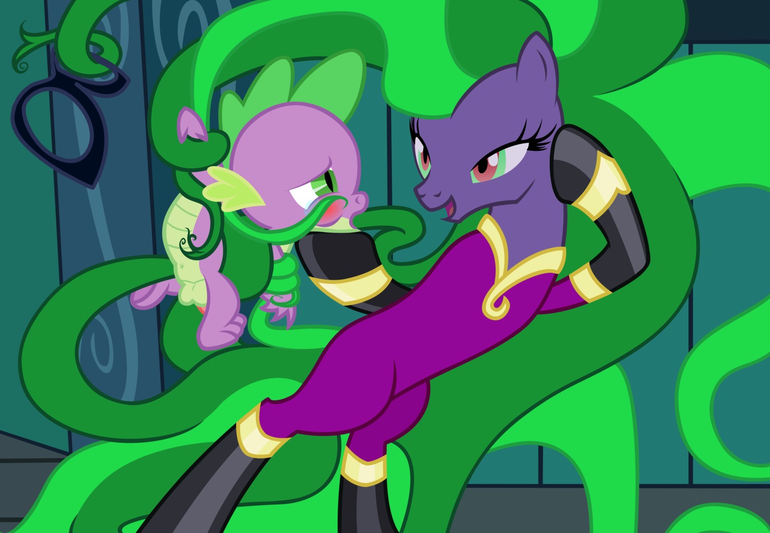 absurd_res anus badumsquish barely_visible_genitalia bdsm blush bodily_fluids clothing crying dominant dominant_female dragon duo e621 earth_pony equid equine female female_rape female_raping_male forced friendship_is_magic fur gag genitals green_eyes hasbro head_crest hi_res horse humdrum_(mlp) male male/female male_raped mammal mane-iac_(mlp) multicolored_eyes my_little_pony mythological_creature mythological_scalie mythology on_model penis pony power_ponies_(mlp) purple_body purple_fur purple_scales rape red_eyes restrained scales scalie sex spike_(mlp) tail tears