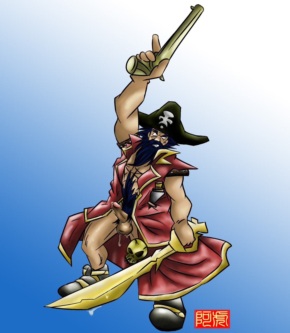 balls gangplank league_of_legends male male_only penis rule34 tagme