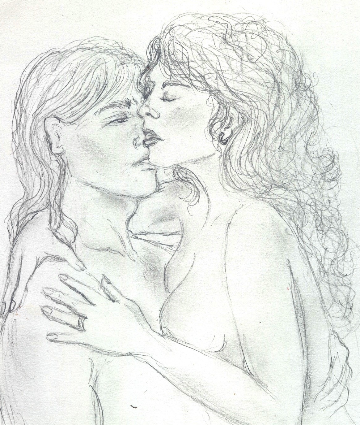 1girls breasts female gryffindor harry_potter hermione_granger hugging kissing monochrome nipples remus_lupin rough_sketch rule34 sketch straight tagme witch_(harry_potter)