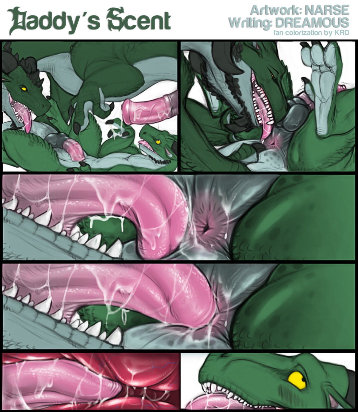 anal anus balls comic cum cum_inside daddy's_scent dragon edit father_and_son feral furry gay horsecock incest internal licking male male_only narse no_humans oral penis rimming rule34 saliva scalie tongue yaoi