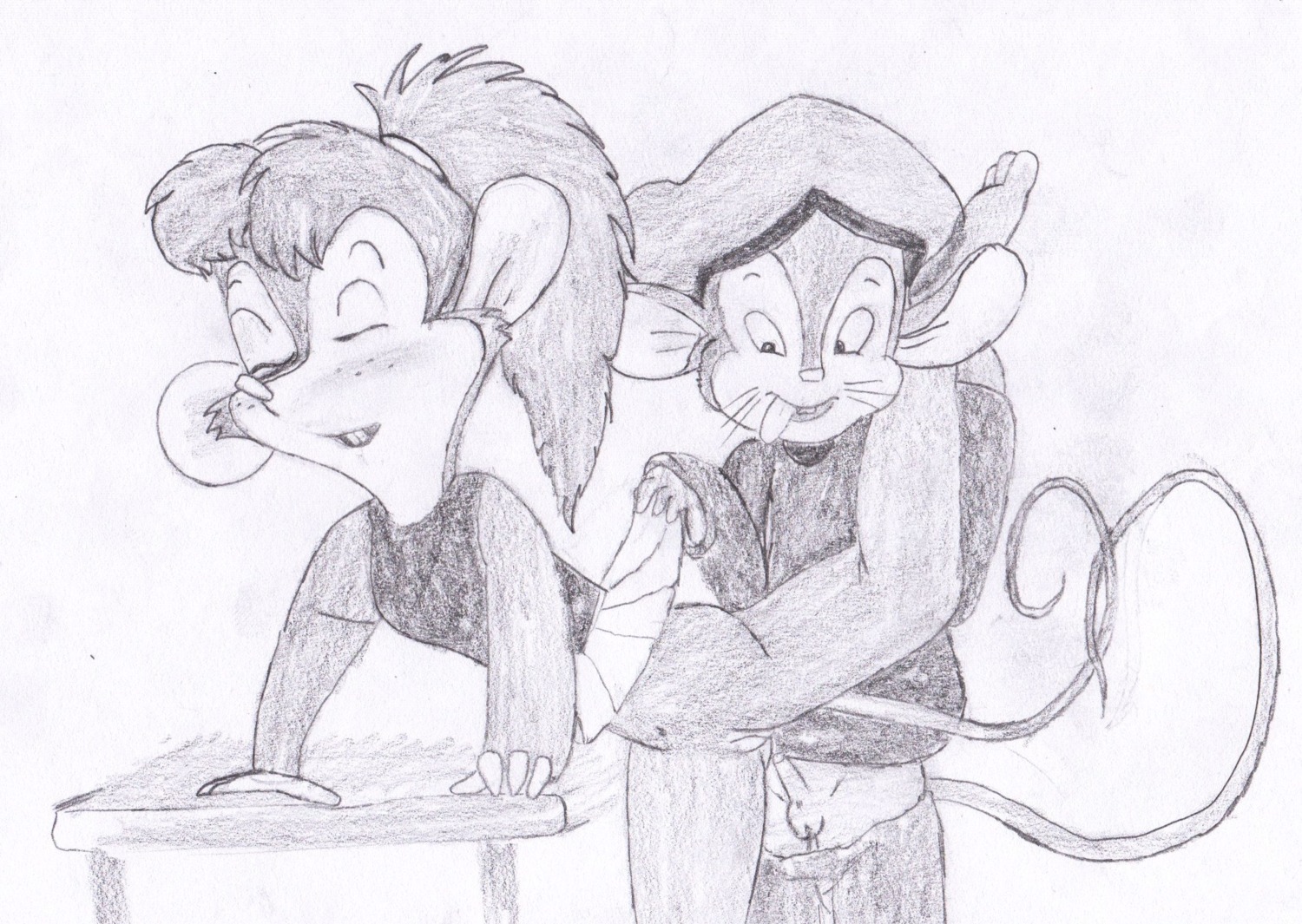 an_american_tail anthro bottomless brother brother_and_sister brother_penetrating_sister clothes clothing female fievel_mousekewitz fur furry_ears greyscale incest male mammal monochrome mouse raised_leg rodent round_ears rule34 sex sister sleep_sex sleepy straight tagme tail tanya_mousekewitz