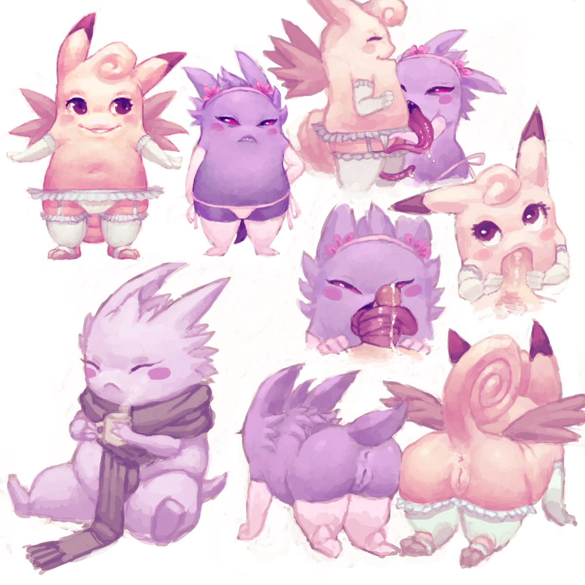 1:1 2012 all_fours anthro anthro_on_anthro anthro_penetrated anus blush blush_stickers bodily_fluids butt clefable clothed clothing crookedtrees cum cunnilingus disembodied_penis duo_focus e621 erection eyelashes eyes_closed feathered_wings feathers fellatio female female/female female_anthro female_on_human female_penetrated foreskin generation_1_pokemon gengar genital_fluids genitals ghost glans group hi_res hot_drink human human_on_anthro human_on_humanoid human_penetrating human_penetrating_anthro human_penetrating_female humanoid humanoid_genitalia humanoid_penis interspecies legwear licking long_tongue looking_at_viewer male male/female male_on_anthro male_penetrating male_penetrating_anthro male_penetrating_female mammal multiple_images multiple_positions multiple_scenes nintendo nude open_mouth oral panties penetration penile penis penis_in_mouth penis_lick pokemon pokemon_(species) pokephilia prehensile_tongue presenting presenting_hindquarters pubes purple_eyes raised_tail red_eyes saliva scarf semi-anthro sex short_penis simple_background sitting sketch_page smile spirit spread_legs spreading standing tail take_your_pick teeth tongue tongue_out tonguejob underwear vaginal vulva white_background wings