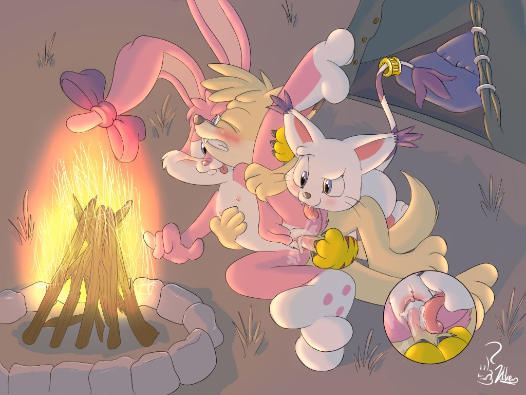 anthro babs_bunny cum cum_inside cumshot digimon digimon_(species) feline female gatomon kliker lagomorph monster_boy orgasm penetration pussy rabbit rule34 tiny_toon_adventures tiny_toons uncensored vaginal_penetration warner_brothers