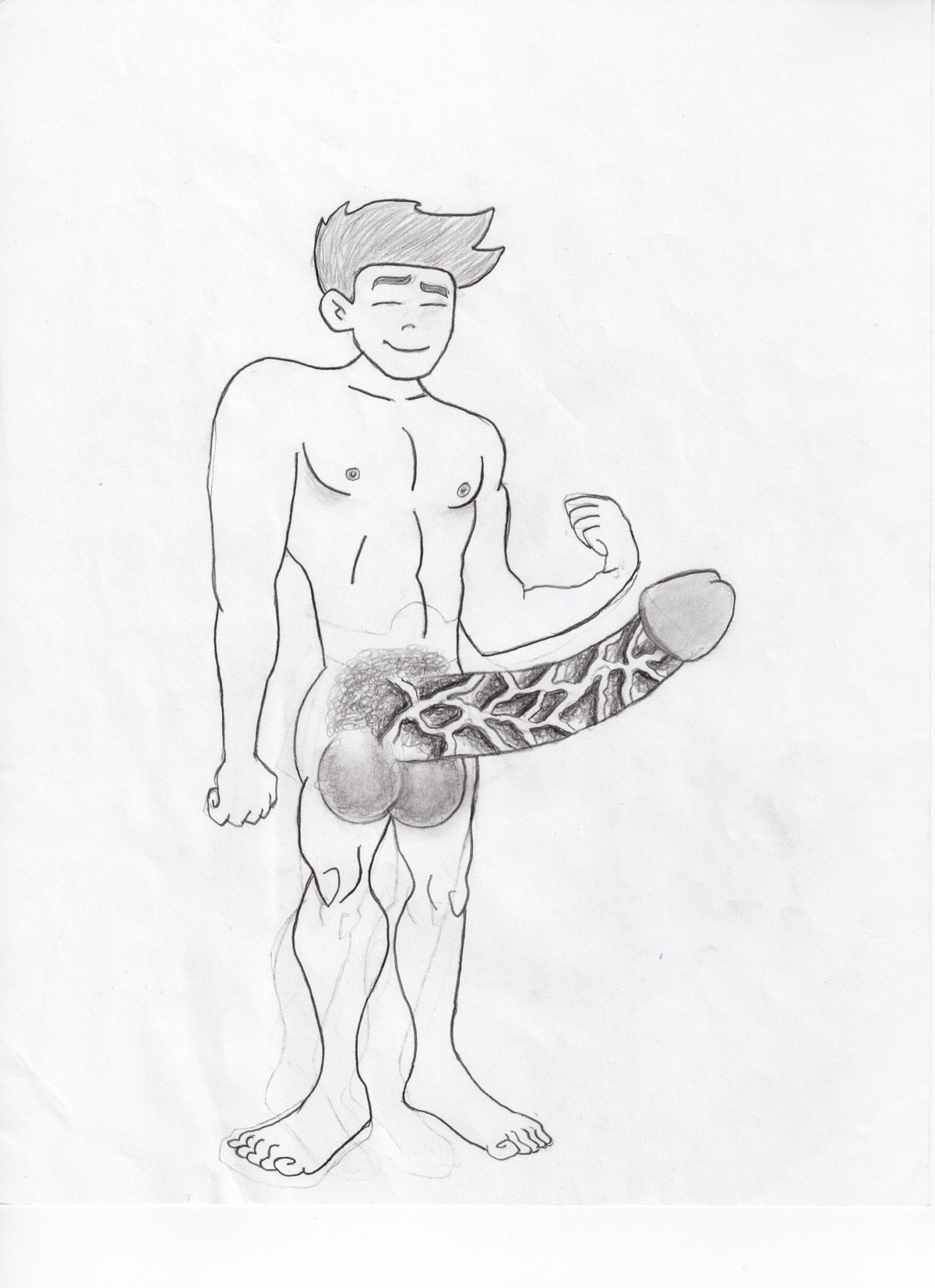 american_dragon:_jake_long balls disney hyper hyper_penis jake_long male male_only monochrome penis rule34 tagme testicles what