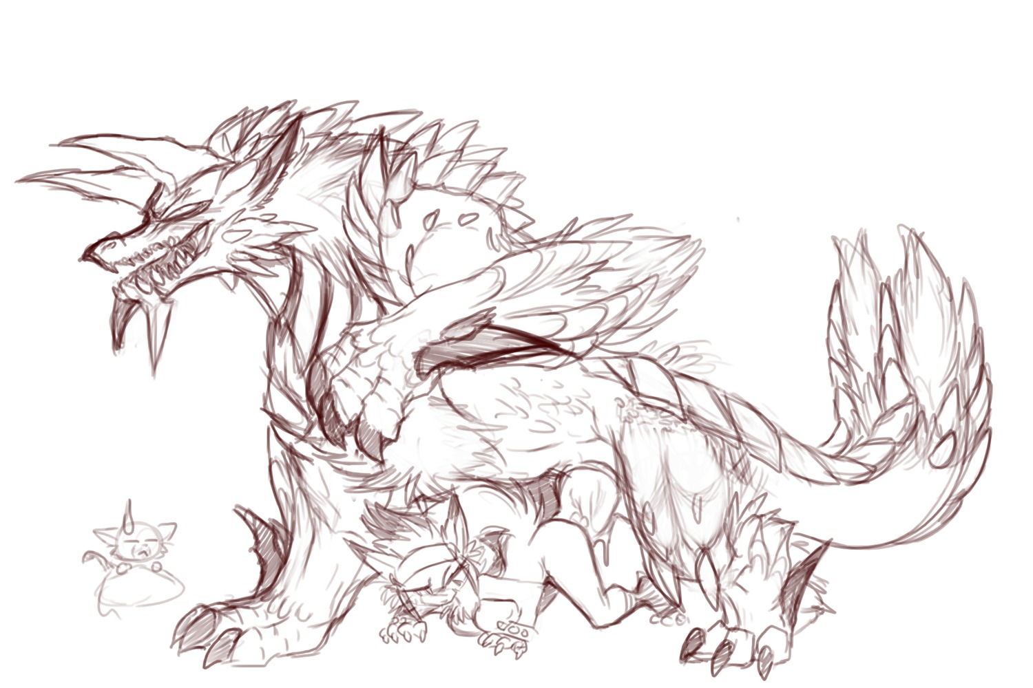 female jinouga mel_the_hybrid monster_hunter rule34 tagme