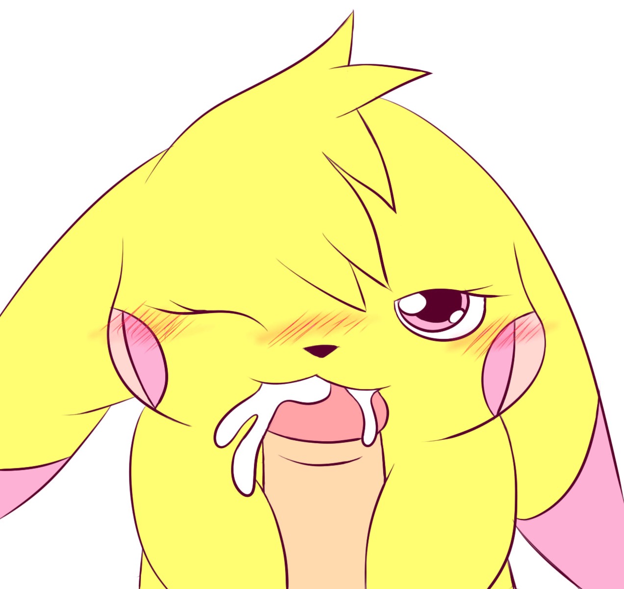 alternate_color bestiality blush bodily_fluids colored cum cum_in_mouth cum_inside disembodied_penis duo e621 erection fan_character fellatio female female_penetrated feral feral_penetrated first_person_view foreskin generation_1_pokemon genital_fluids genitals glans head_tuft hi_res humanoid_genitalia humanoid_penis interspecies looking_at_viewer male male/female male_on_feral male_penetrating male_penetrating_female male_pov mammal milachu milachu92 nintendo one_eye_closed oral oral_penetration penetrating_pov penetration penile penis pikachu pokemon pokemon_(species) pokephilia rodent sex third-party_edit tuft
