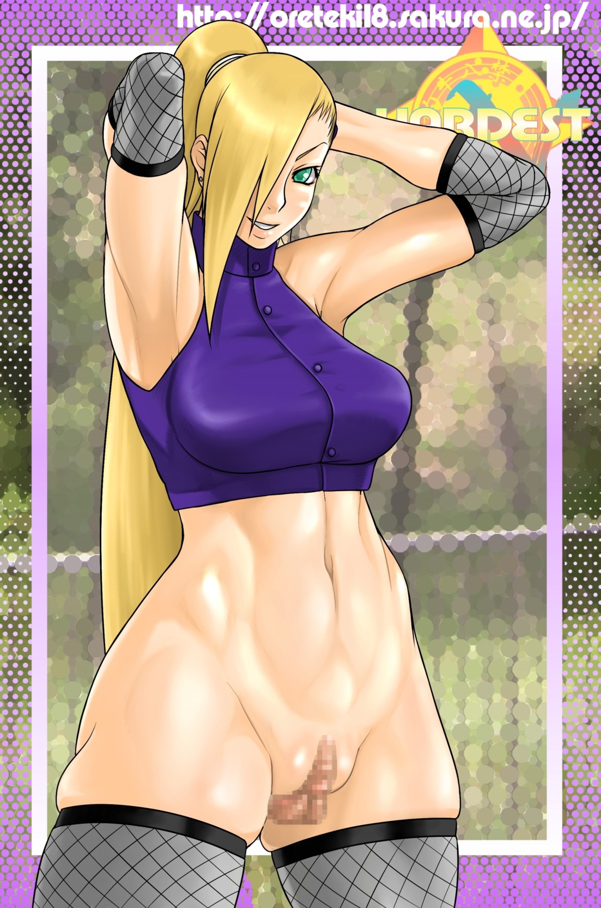 alternate_version_available censored elzikyuchi female female_only high_resolution human ino_yamanaka naruto naruto_(series) oreteki rule34 solo