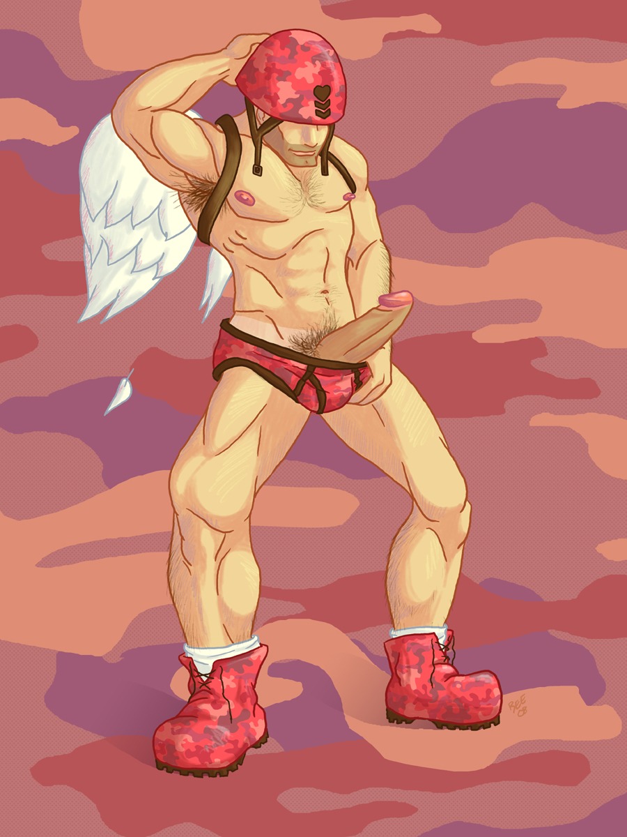 1boy 2008 big_penis boots erection helmet large_penis leg_hair male male_only penis rule34 soldier_(team_fortress_2) solo team_fortress_2 underwear wings