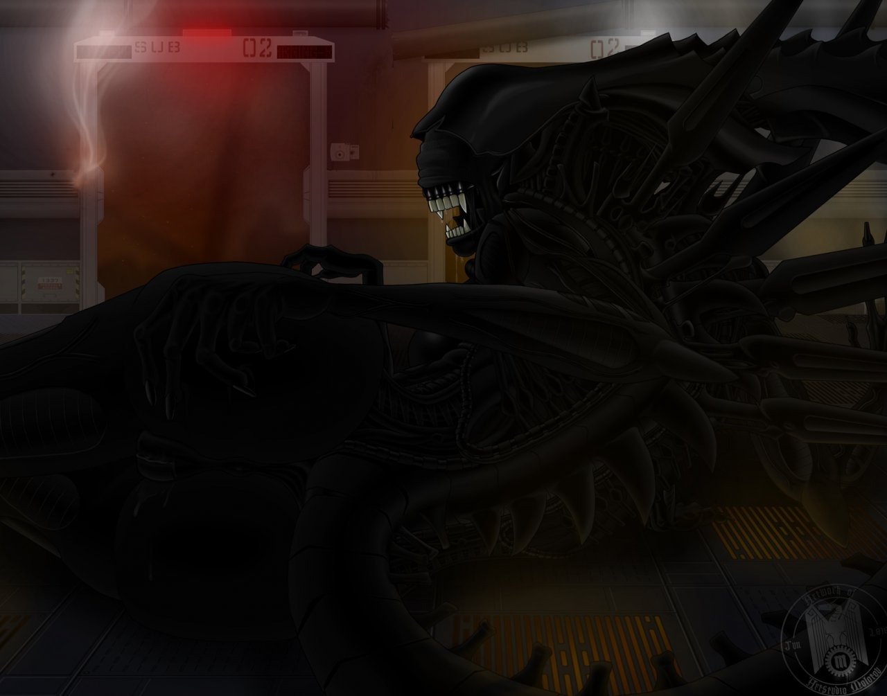 1girls 2d alien_(franchise) female female_only female_xenomorph no_humans pussy rule34 solo solo_female tagme xenomorph