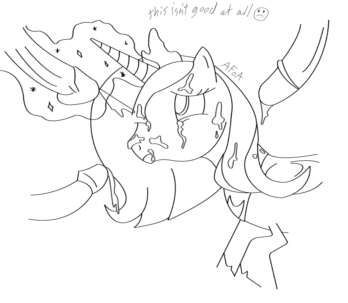 alicorn equine female feral friendship_is_magic furry horse male mammal my_little_pony pony princess_luna_(mlp) rule34 smooth_skin tagme