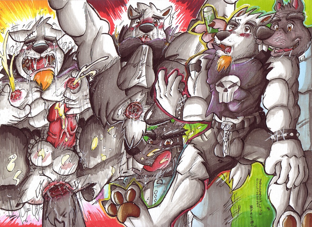 anthro bad_dog canine domestic_dog furry male male_only nickelodeon rat rodent rule34 t.u.f.f._puppy tagme verminious_snaptrap