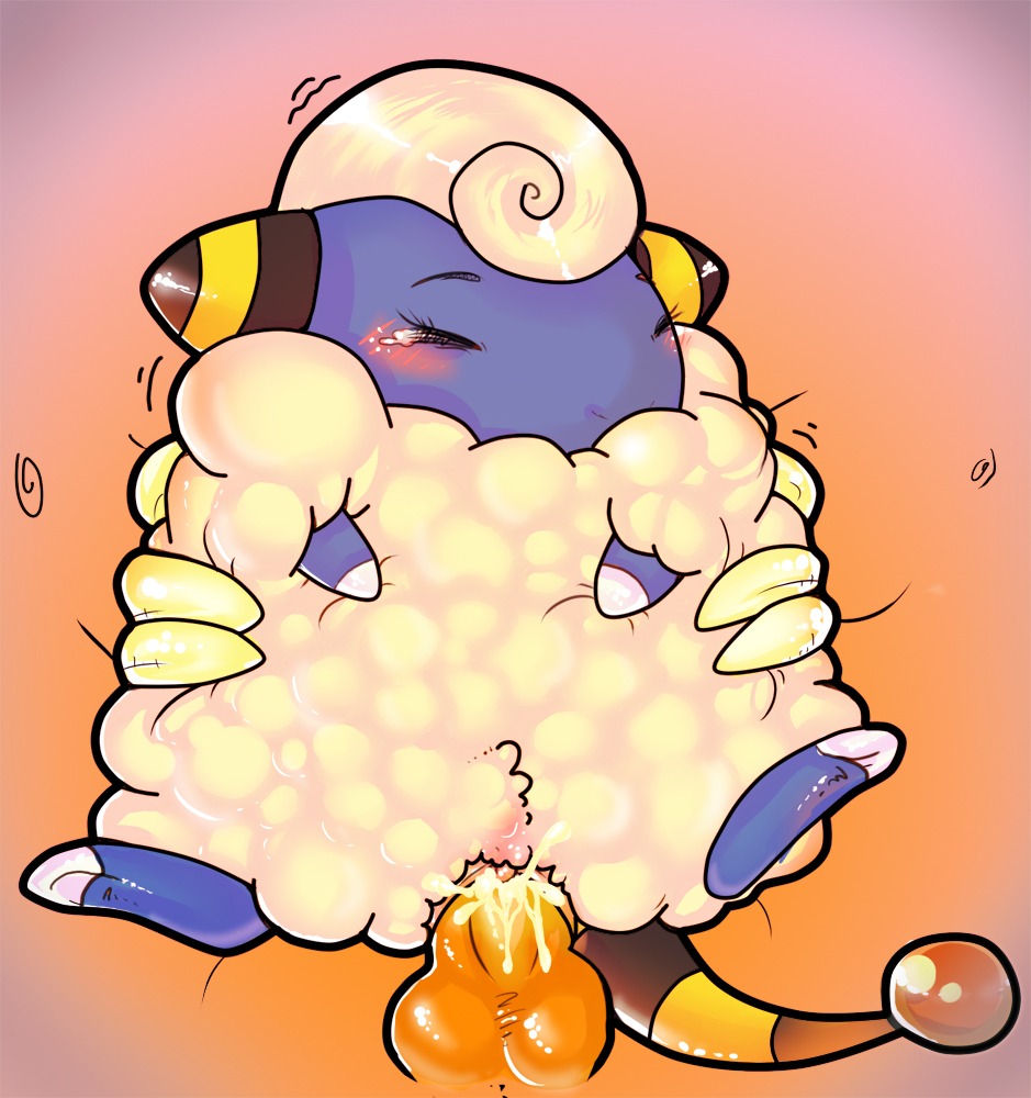 ampharos artist_request balls blush closed_eyes color cum female feral insertion interspecies male mareep nintendo nude penis pokemon pokemon_(species) pussy rule34 sex sheep size_difference source_request straight tagme tear testicles vulva year_request