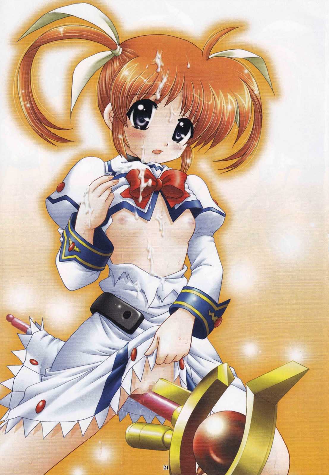 breasts female mahou_shoujo_lyrical_nanoha mahou_shoujo_lyrical_nanoha_a's nanoha_takamachi rule34