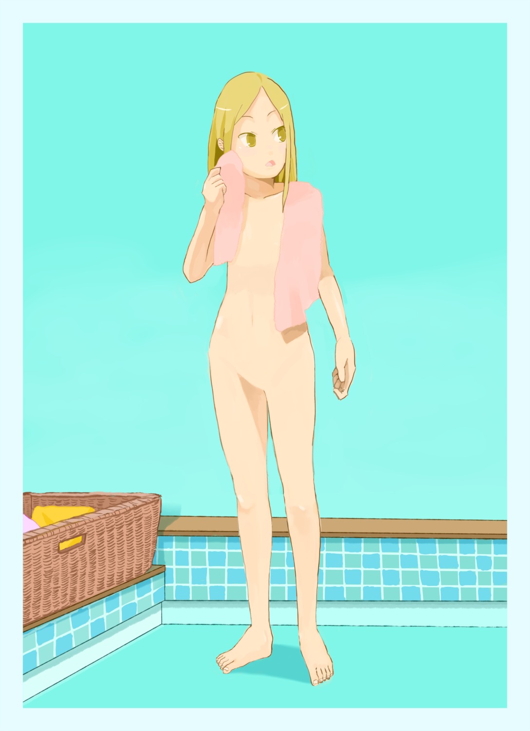 feet female kaga_rin nude rule34 tagme toes usagi_drop