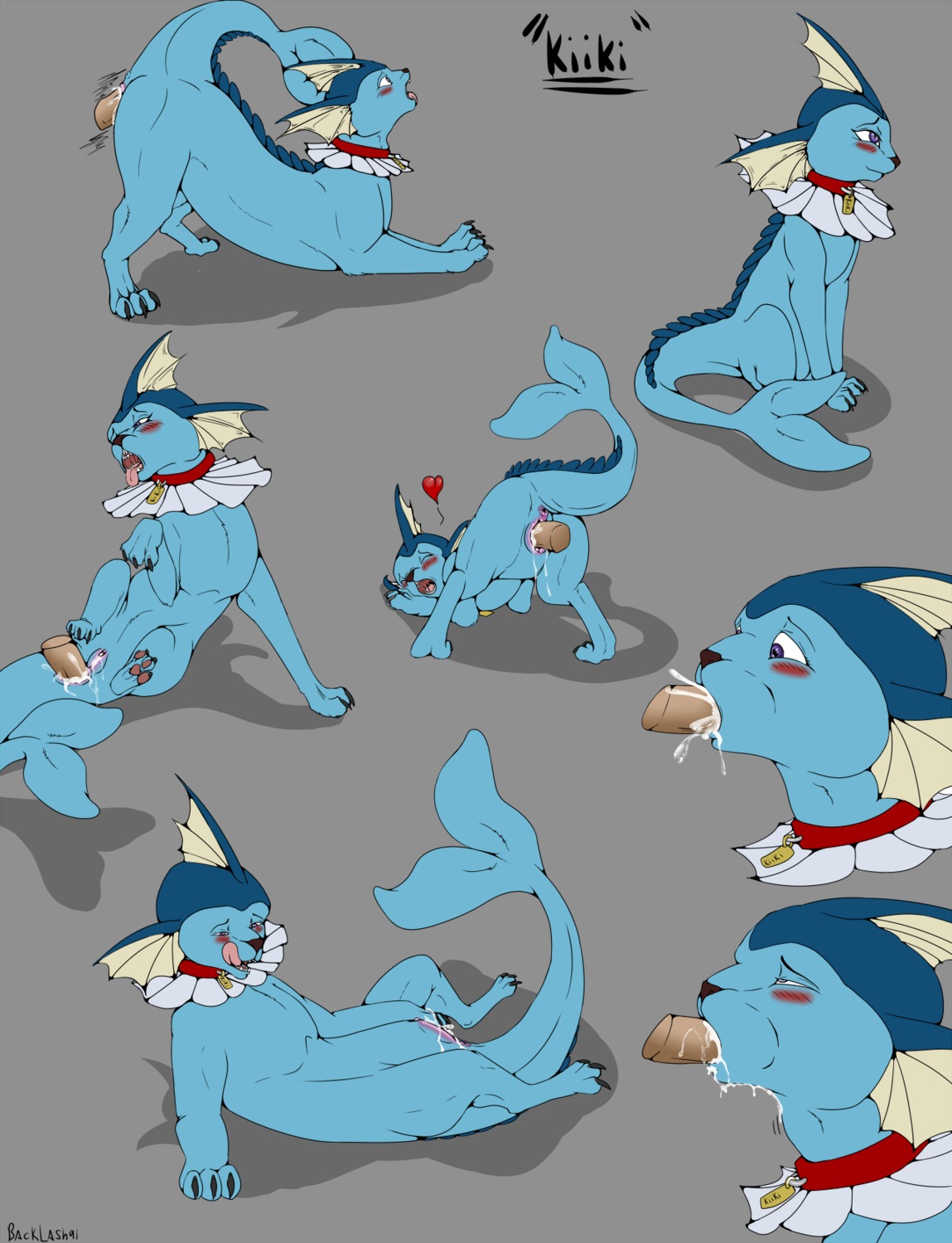 anal anal_penetration anus aquatic ass_up backlash91 bestiality blue_body blue_eyes blue_skin blush bodily_fluids canid canine claws collar conditional_dnp cum cum_drip cum_in_ass cum_in_mouth cum_in_vagina cum_inside cum_on_penis digital_media_(artwork) disembodied_penis dorsal_ridge dripping duo e621 eeveelution erection eyes_closed fellatio female female_focus feral feral_penetrated fin fingering fingering_self fish fish_tail from_behind_position generation_1_pokemon genital_fluids genitals grey_background half-closed_eyes head_fin heart_symbol hi_res humanoid_genitalia humanoid_penis interspecies looking_pleasured male male/female male_on_feral male_penetrating mammal masturbation membrane_(anatomy) multiple_images multiple_positions narrowed_eyes nintendo open_mouth oral oral_penetration orgasm pawpads paws penetration penile penis pokemon pokemon_(species) pokephilia raised_tail sex simple_background sitting spread_legs spreading tail tail_fin tail_ridge teeth tongue tongue_out vaginal vaginal_masturbation vaginal_penetration vaporeon vulva white_membrane yellow_membrane