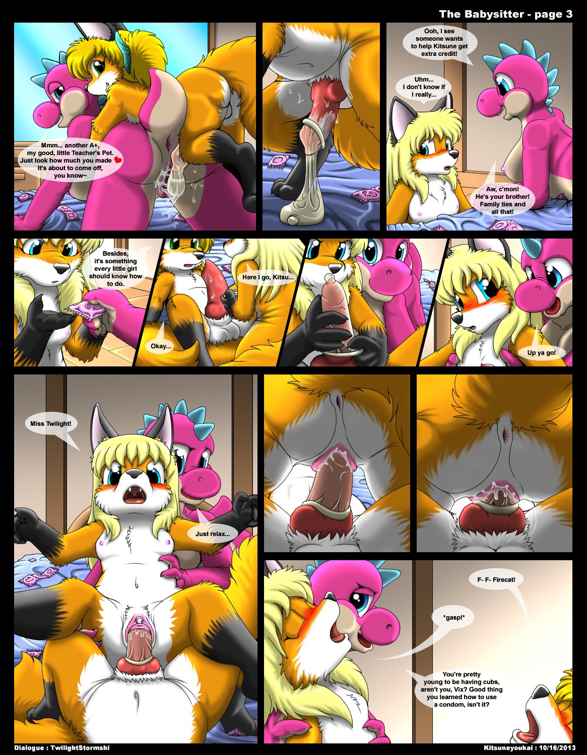 2013 age_difference all_fours animal_genitalia animal_penis anthro anus assisted_sex babysitter backsack bad_parenting balls bedroom being_watched black_body black_fur blonde_hair blue_eyes blush bodily_fluids bra breasts brother_(lore) brother_and_sister_(lore) brother_penetrating_sister brown_body brown_fur butt canid canine canine_genitalia canine_penis clitoris clothing comic condom cowgirl_position cum dialogue dinosaur doggystyle e621 english_text erection female female_on_top filled_condom firecat first_person_view fox from_behind_position from_front_position fur gaping gaping_vagina genital_fluids genitals green_eyes group hair hi_res incest_(lore) incestuous_temptation_(lore) incestuous_voyeur_(lore) inside interspecies kit_(kitsune_youkai) kitsune_youkai knot larger_female larger_sub looking_at_another looking_back lying male male/female male_on_bottom male_penetrating mammal mario_bros mature_anthro mature_female navel nintendo nipples nude on_back on_bottom on_top open_mouth orange_body orange_fur penetration penis pink_yoshi prehistoric_species purple_body purple_fur raised_tail red_fox reptile safe_sex scalie sex sexual_barrier_device sibling_(lore) sister_(lore) size_difference smaller_female smaller_male smile spread_legs spreading straddling submissive tail tail_anus teeth text true_fox twilight_stormshi_(character) underwear vaginal vaginal_penetration voyeur vulva wearing_condom white_body white_fur yoshi young young_anthro younger_male