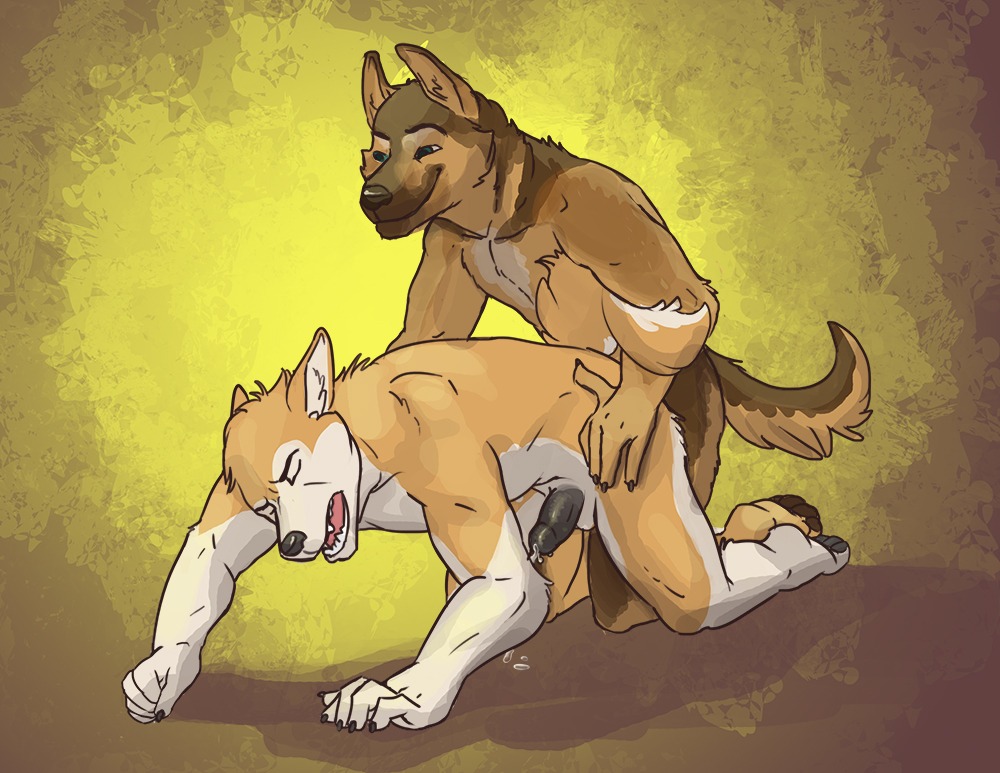 all_fours anal anal_penetration anthro anthro_on_anthro balls black_penis bodily_fluids canid canine canis cum cum_while_penetrated digital_media_(artwork) doggystyle domestic_dog duo e621 ejaculation erection eyes_closed from_behind_position genital_fluids genital_piercing genitals german_shepherd hands-free herding_dog husky male male/male male_penetrated male_penetrating male_penetrating_male mammal moan nordic_sled_dog nude open_mouth orgasm pastoral_dog penetration penile penile_penetration penis penis_piercing piercing prince_albert_piercing raised_tail raymond_(raymond) sex smile smirk spitz tail thestory