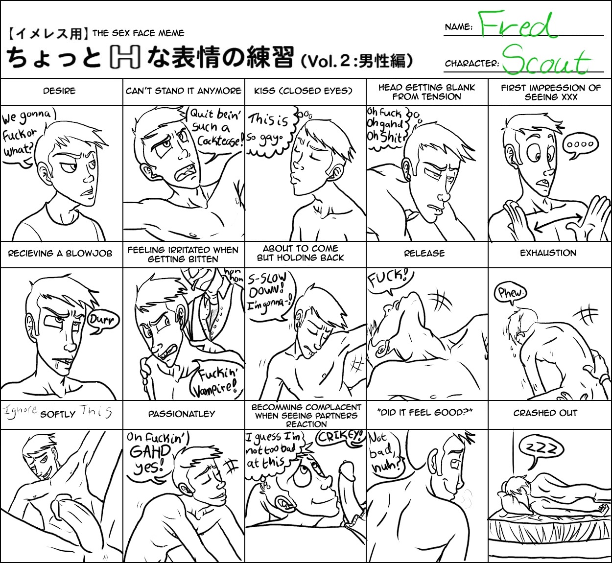 2d back_arch english_text gay human human_male human_only male male_only rule34 scout_(team_fortress_2) sniper_(team_fortress_2) spy_(team_fortress_2) talking team_fortress_2 text yaoi