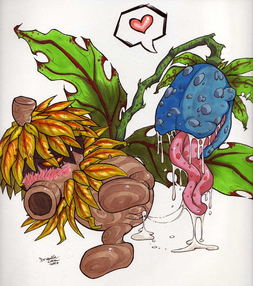 deku_(tloz) deku_baba deku_scrub female majora's_mask nintendo ocarina_of_time rule34 smooth_fur the_legend_of_zelda