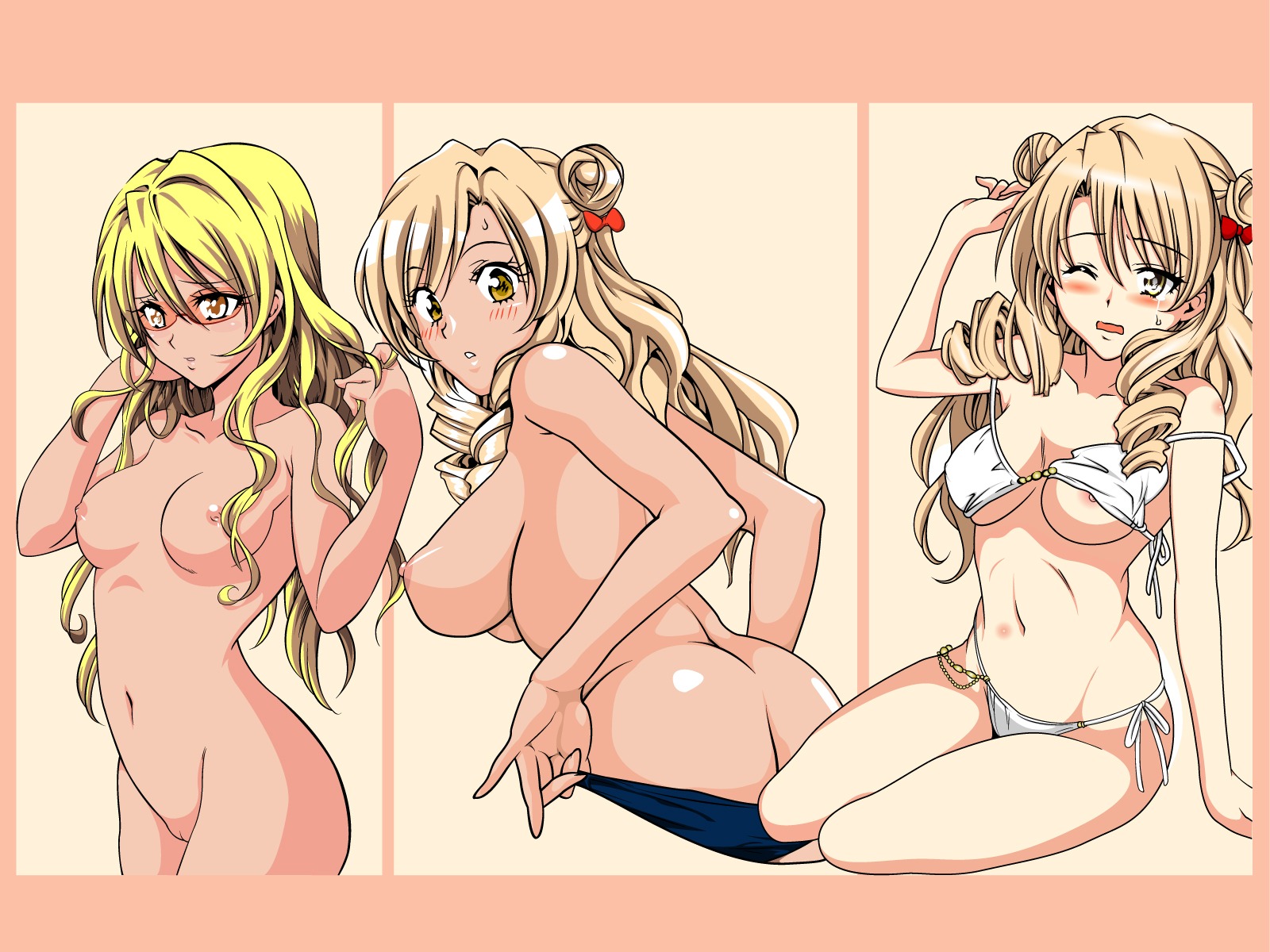 artist_request blush breasts female medium_breasts panties rule34 small_breasts swimsuit tagme tenjouin_saki to_love-ru