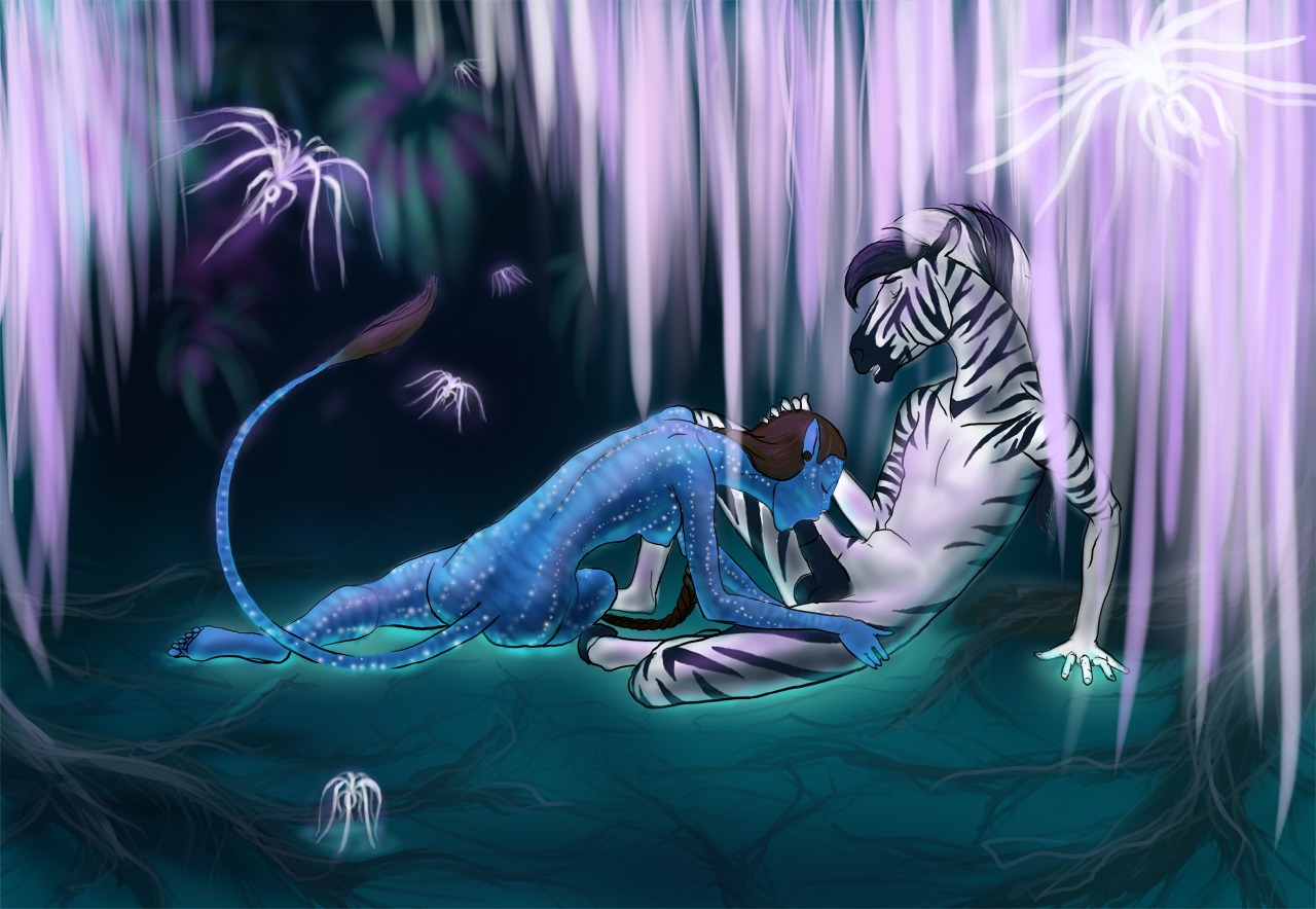 1boy 1girls alien alien_girl avatar female interspecies male na'vi rule34