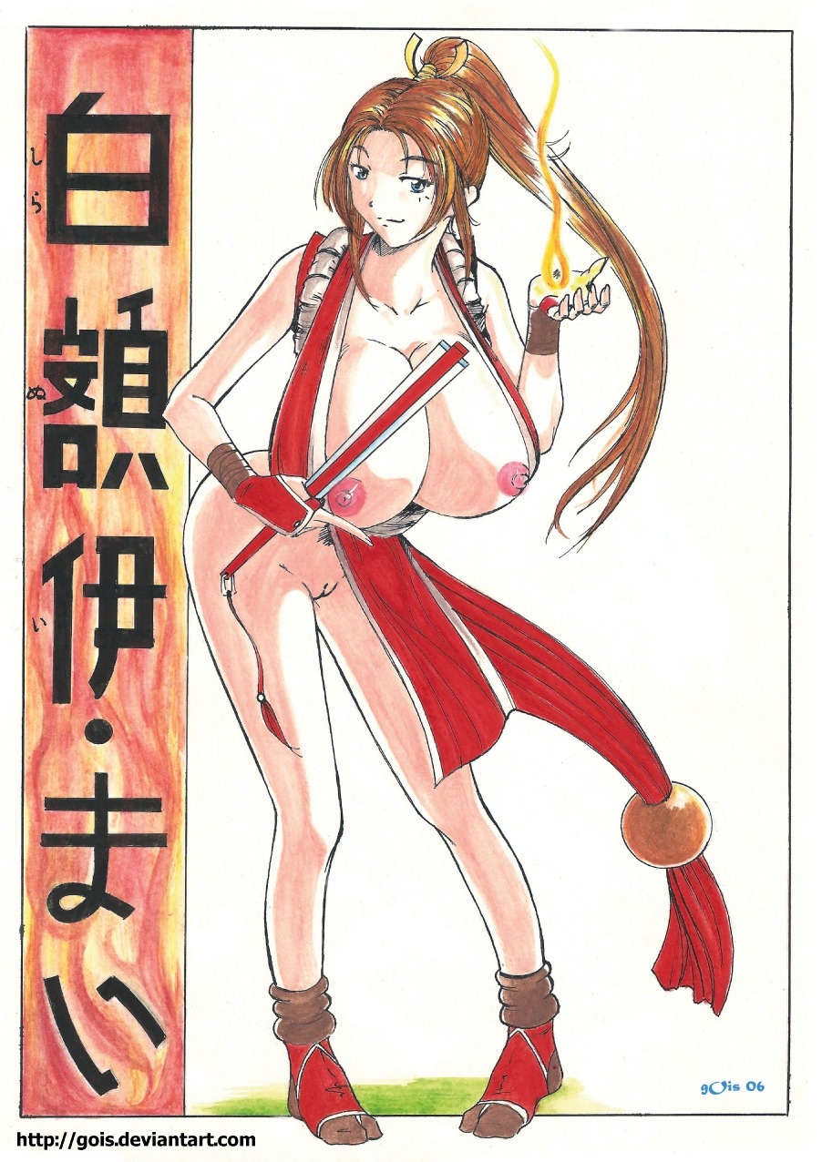 fatal_fury female female_only gois human king_of_fighters mai_shiranui rule34 snk solo tagme