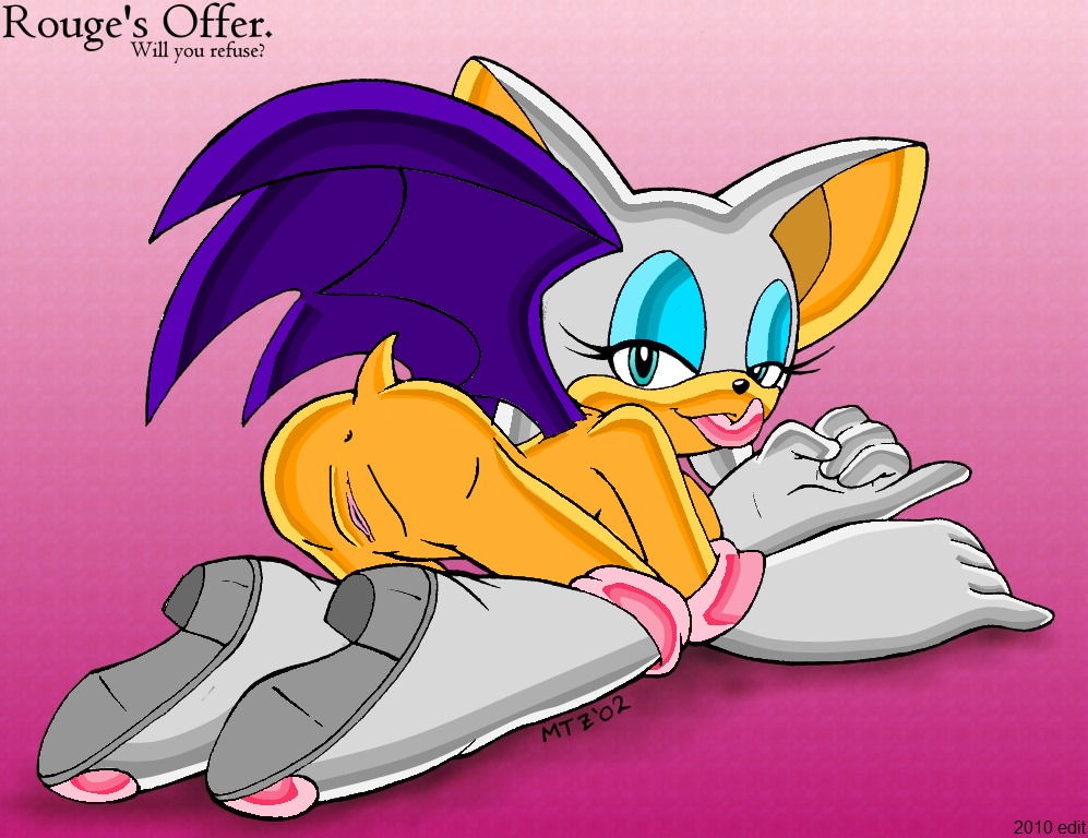 all_fours anthro anus ass bat boots color female female_only furry gloves nude pussy rouge_the_bat rule34 solo sonic_(series) tagme tongue vkyrie vulva wings
