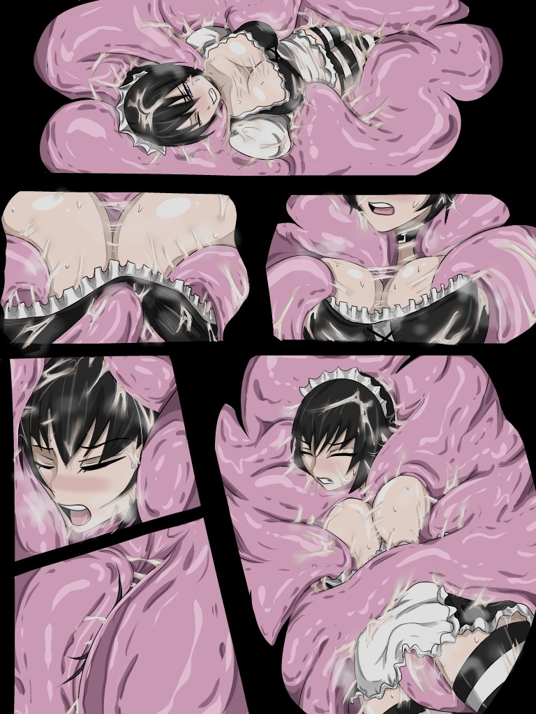 bhm_(artist) comic eaten_then_fucked female flesh_wall inside_creature interspecies maid maid_headdress monster monster_on_female rule34 this_is_your_life_now tsubaki_shiratama_(bhm) vore