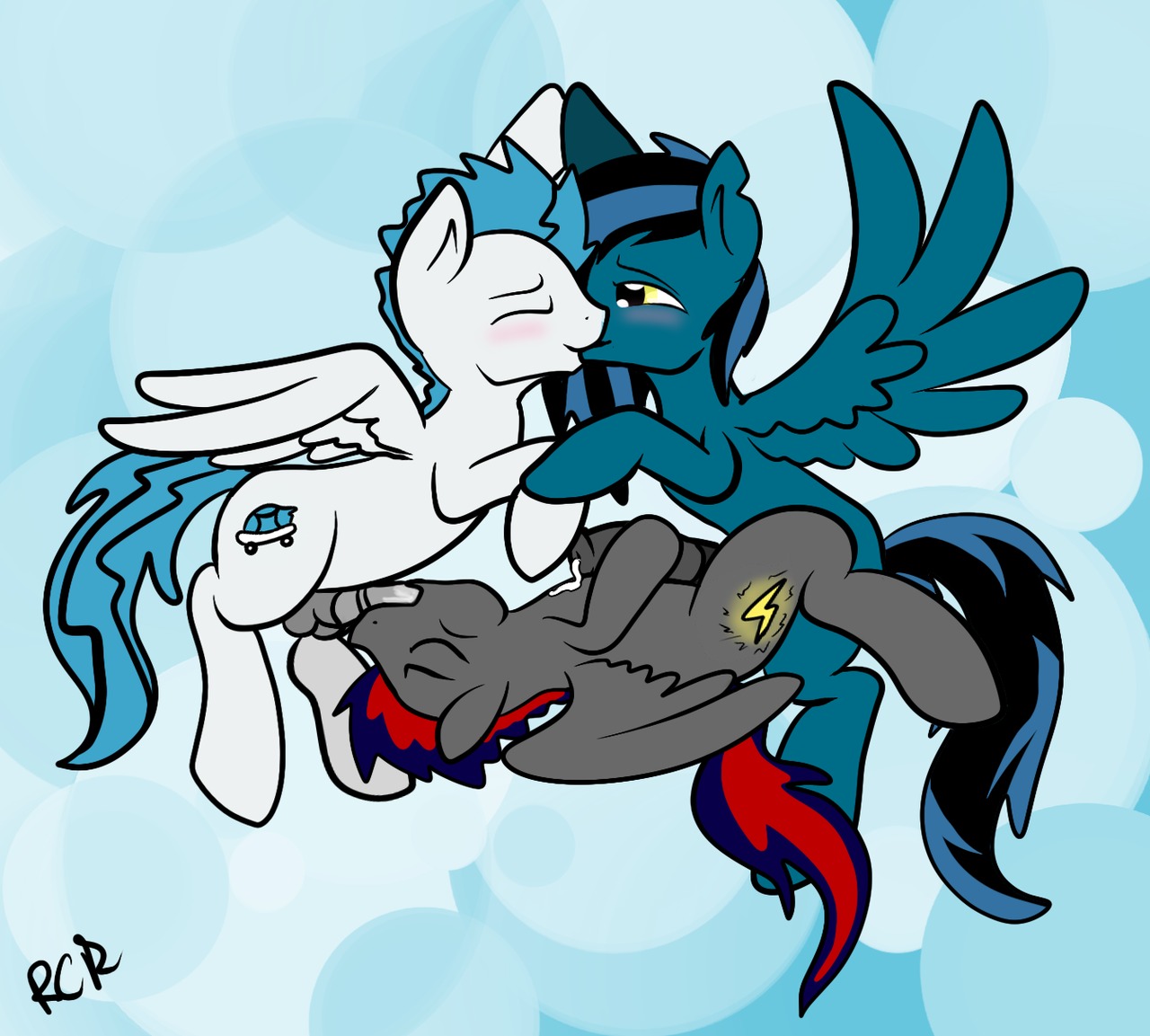 aerial_(disambiguation) anal anal_penetration animal_genitalia balls blush bodily_fluids cloud cum cum_in_mouth cum_inside cum_on_self cutie_mark digital_media_(artwork) double_penetration e621 equid equine erection fan_character feathered_wings feathers fellatio feral flying flying_sex genital_fluids genitals group group_sex hasbro kiss_on_lips kissing male male/male male_penetrated male_penetrating male_penetrating_male mammal masturbation my_little_pony mythological_creature mythological_equine mythology oral oral_penetration orgasm outside pegasus penetration penile penile_masturbation penis quadruped rawrcharlierawr ryskillz sex sheath sky skyscape smile speedingturtle spitroast spitroast_kiss tail taio threesome trio unavailable_at_source wings